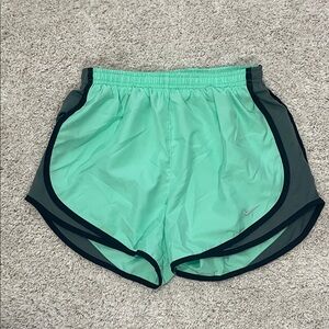 Nike Women's Mint Green Athletic Shorts